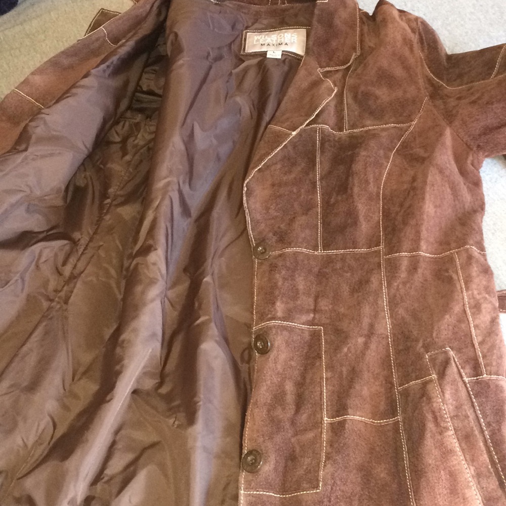 Authentic Leather Trench coat - Picture 7 of 7
